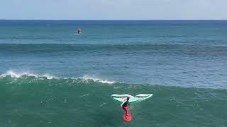 Epic wing foil surfing kauai ft Makalii riding fone sk8