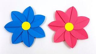  Цветы оригами Как сделать цветок из бумаги своими руками Простые цветы из бумаги Поделки из бумаги