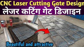 Cnc laser cutting gate design modern gate design for house
