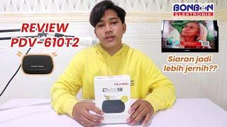 REVIEW PDV-610T2  Set Top Box Polytron Terbaru STB Alat Penerima Siaran Digital Jernih Kominfo