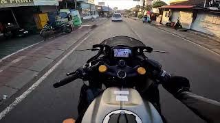 Chill ride to school ZX25R Austin racing exhaust *PURE SOUND*