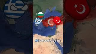 Istanbul Not Constantinople Countryballs Türkiye Greece and Bulgaria