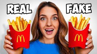 Real Vs Fake Food Challenge