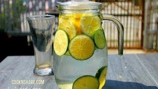 Detox Infused Water Delight Lemon Lime and Cucumber Infusion Recipe Revealed