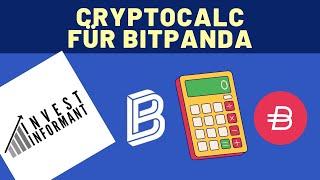 CryptoCalc  für Bitpanda  Investoren  Deutsch 