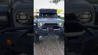 New warn 8274 winch installed #offroadrecovery #offroad #offroad #warnwinch #wheeling #jeep