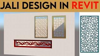 How to make Jali in Revit  Jali in revit architecture  revit tutorials 