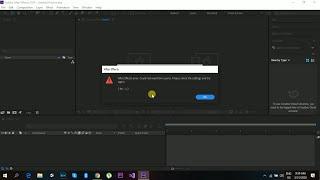 How To Fix After Effects Error  Could Not Read From Source  .MOV .MP4 File Damaged Or Unsupported