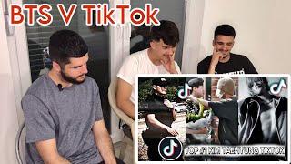 FNF Reacting to KIM TAEHYUNG TikTok Compilation 2024  BTS V REACTION