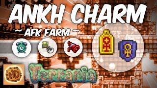 Terraria AFK Megaphone Fast Clock Trifold Map & Blindfold Farm Ankh Charm Series #2