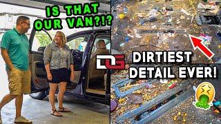 Deep Cleaning The NASTIEST Vehicle Ive Ever Seen  Insane 18 hour Detailing Transformation