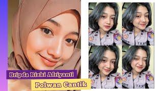 BRIPDA RIZKI AFRILYANTI POLWAN CANTIK VIRAL MIRIP ARTIS