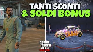 TANTI SCONTI E POCHI SOLDI BONUS GTA ONLINE AGGIORNAMENTO SETTIMANALE