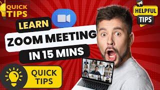 Zoom Meeting Tutorial 2024  How To Host a Meeting On Zoom  Zoom Video Conferencing Tutorial