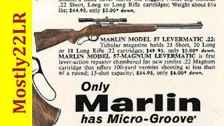 Vintage rifle Marlin 57 Levermatic