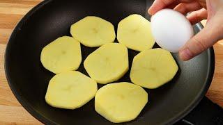 1 Potato 2 eggs Quick recipe perfect for breakfast. Delicious potato omelet recipe