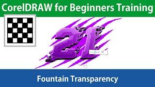 CorelDRAW the Beginners the Interactive Fountain Transcparency Tool Tutorial