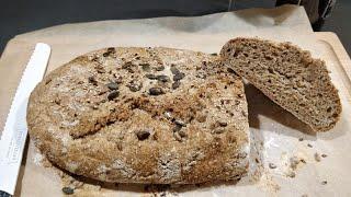 PANE INTEGRALE RICETTA FACILE E VELOCE da fare tutti i giorni MORBIDISSIMO SENZA IMPASTO