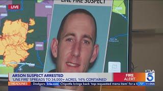 New details released on suspect in 34000 acre Line Fire