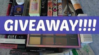 HUGE MAKEUP GIVEAWAY 2018  OPEN INTERNATIONAL  2 TIMES THE PRIZES