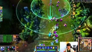 SKT T1 Faker streaming xerath mid patch 4 18