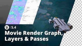 Unreal Engine 5.4 Movie Render Graph Layers & Passes