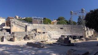 Arles - Ancient Roman Theatre Théâtre Antique d’Arles Provence France HD videoturysta