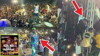 Crowd went crazy as Dj dróp the I KNOW trending song during Shatta Wale performance at Bolgatanga