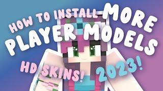 How to Install More Player Models - Add HD Skins - Minecraft Launcher - 1.18.2