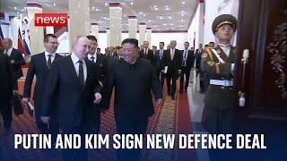 Putin and Kim sign new defence deal