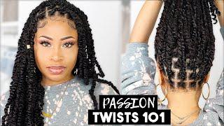 EASY & NEAT PASSION TWISTS rubber band method