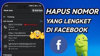 Cara Hapus Nomor Facebook Yang lengket 2024