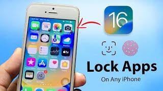 iOS16 - How to Lock Apps on iPhone with Face ID or Passcode