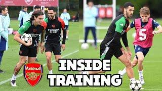 INSIDE TRAINING - Is back Mikel Merino - ARSENAL TRAINING TODAY #mikelmerino #arsenaltrainingtoday