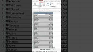 Population Map in Excel