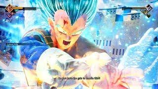 Jump Force Super Saiyan Blue Vegeta vs Frieza 1080p HD