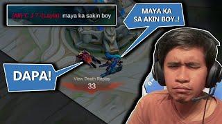 Trashtalk ako ni Layla Babanatan niya daw ako sa Late game