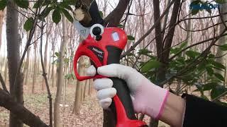 cutting video of swansoft SW-8617 electric pruning shear