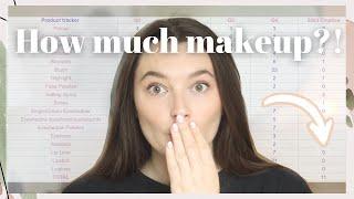 My TOTAL 2023 MAKEUP INVENTORY Year Long LowNo Buy...