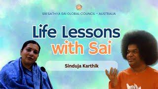 Life Lessons with Sai  Sinduja Karthik #satsang #srisathyasai