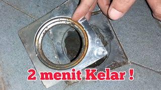 cara CEPAT bongkar-Pasang FLOOR DRAIN