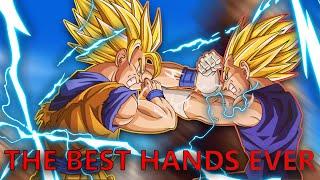 When Goku and Vegeta THREW THE BEST HANDS  Goku vs Majin Vegeta