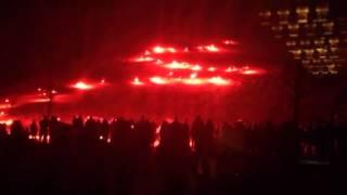 Watching Torchlight Parade in Stowe VT