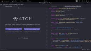 How to Install ATOM Text Editor Kali Linux