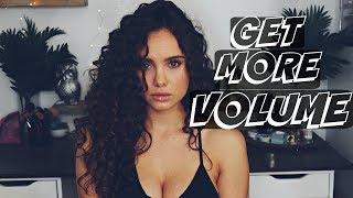 How To Get Volume in Your Curly Hair