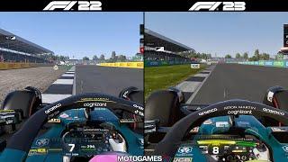 F1 22 vs F1 23 - Early Comparison Visuals and Audio