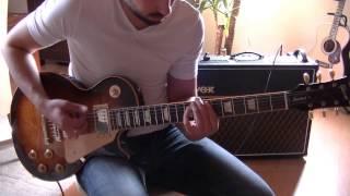 Gibson Les Paul straight into the amp VOX AC 30