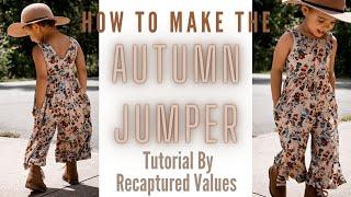 How to Make the Autumn Jumper From Lowland Kids Sewing Tutorial by Recaptured Values
