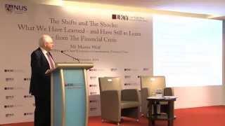 Lecture Martin Wolf on lessons from the Financial Crisis and the pending crisis facing the world