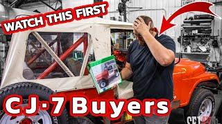 OH NO 5 Things About Buying a Used Jeep CJ7  What to look at for your next purchase